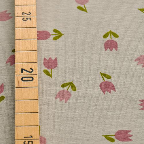 Bio-Jersey Tulpen für Hörnchen - stoffbotin - Bio-Stoffe ...