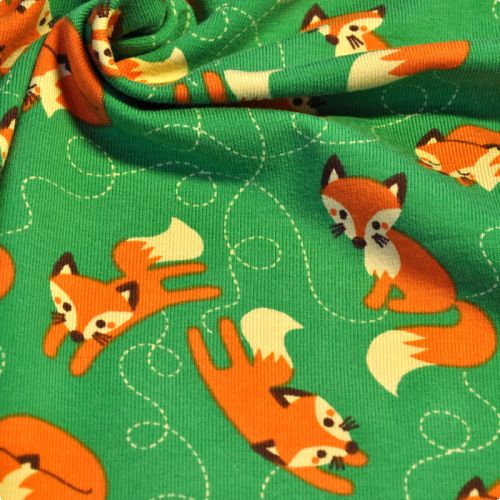 Bio-Jersey Fox green / orange