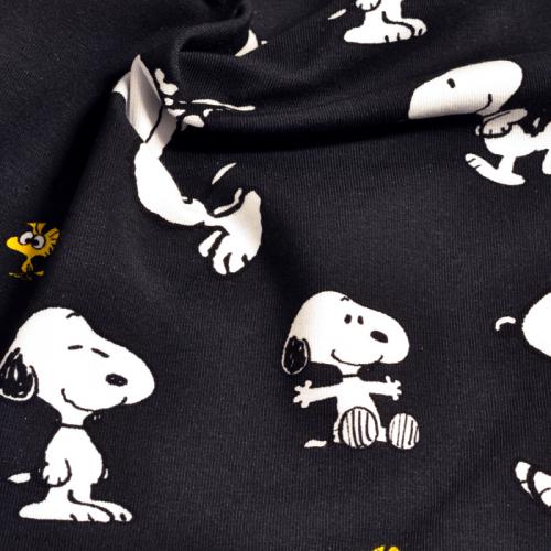 Bio-Jersey Snoopy Jump schwarz