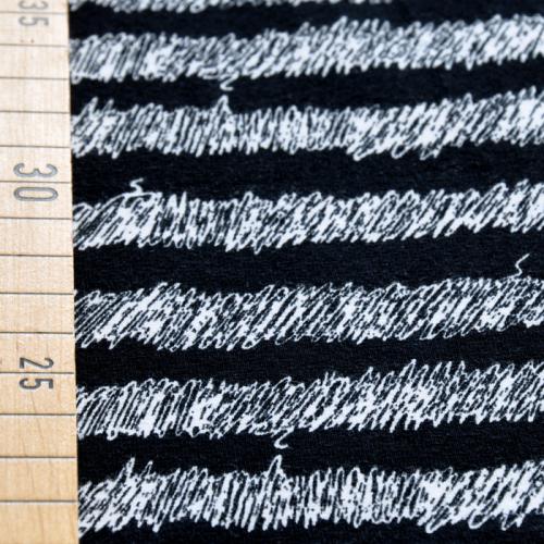 Bio-Jersey Stripes black