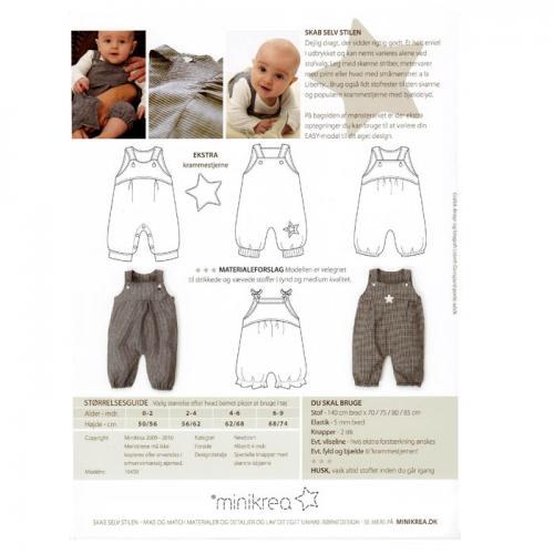 Minikrea Schnittmuster Babylatzhose Gr 50 74 Stoffbotin Bio Stoffe Fur Kreative Nahprojekte