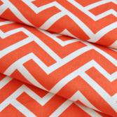 Bio-Canvas ZickZack rot 7oz