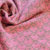 Bio-Jacquard Flower pink