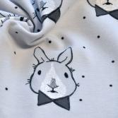 Bio-Jersey Bunny Bow Grey
