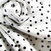 Bio-Jersey Dotties schwarz/wei