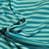 Bio-Jersey mit Streifen trkis/aqua