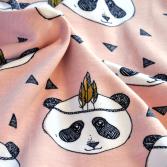 Bio-Jersey Panda dusty pink