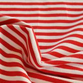Bio-Jersey Streifen rot/wei