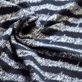 Bio-Jersey Stripes black