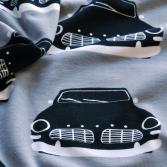 Bio-Jersey Vintage Cars grey