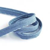 Bio-Paspelband Chambray jeansblau