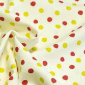 Bio-Popeline bunte Dots