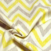 Bio-Popeline Chevrons Golden
