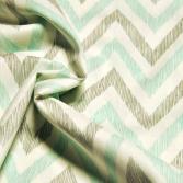 Bio-Popeline Chevrons Minty