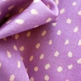 Bio-Popeline Dots Lavender
