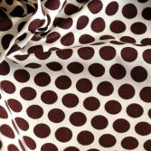 Bio-Popeline Dottie Mahogany