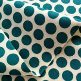 Bio-Popeline Dottie Teal