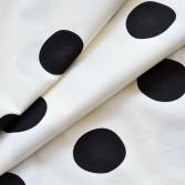 Bio-Popeline Pop Dots Black