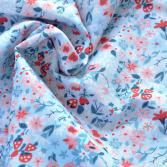 Bio-Popeline Woodland Floral Dawn