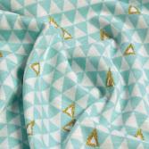 Bio-Slubjersey Guadalupe Dreiecke mint
