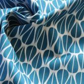 Bio-Stoff Little Leaves Teal