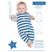 MINIKREA Schnittmuster Baby-Strampler Gr. 44-92