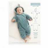 MINIKREA-Schnittmuster Babyoverall Gr.50-74