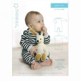 MINIKREA-Schnittmuster Babystrampler Gr. 50-74