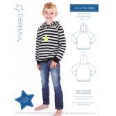 MINIKREA-Schnittmuster Kapuzenpulli 104-146