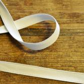 Satin-Band wei 9 mm