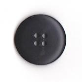 Steinnuss Knopf schwarz 22mm